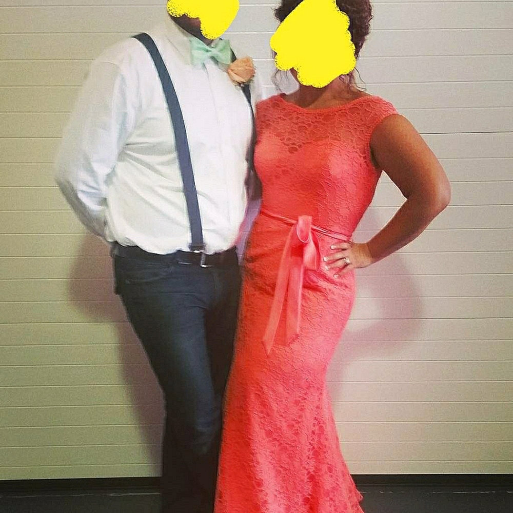 Lace gown